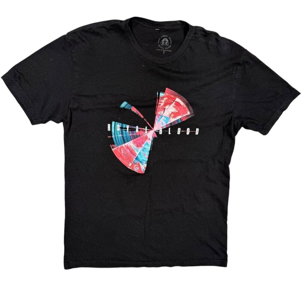 2022 Royal Blood Tour Band TShirt Black Short‎ Sleeve 100% COtton Medium